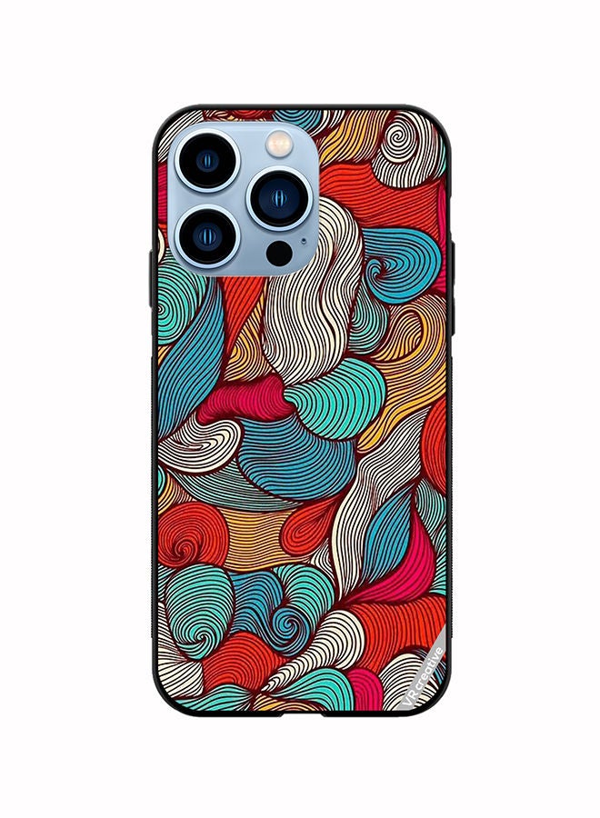 VR CREATIVE Protective Case Cover For Apple iPhone 13 Pro Flower Design Multicolour - Image 1