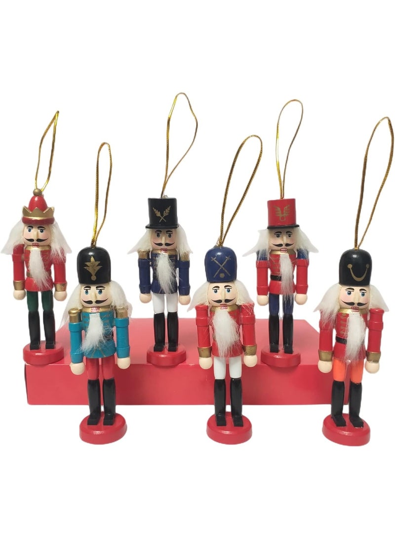 زينة عيد الميلاد المجيد، زينة خشبية  زينة كبيرة على شكل جندي ملكي على شكل كسارة البندق، زينة عيد الميلاد على سطح الطاولة 14 سم عدد 1 - Image 2