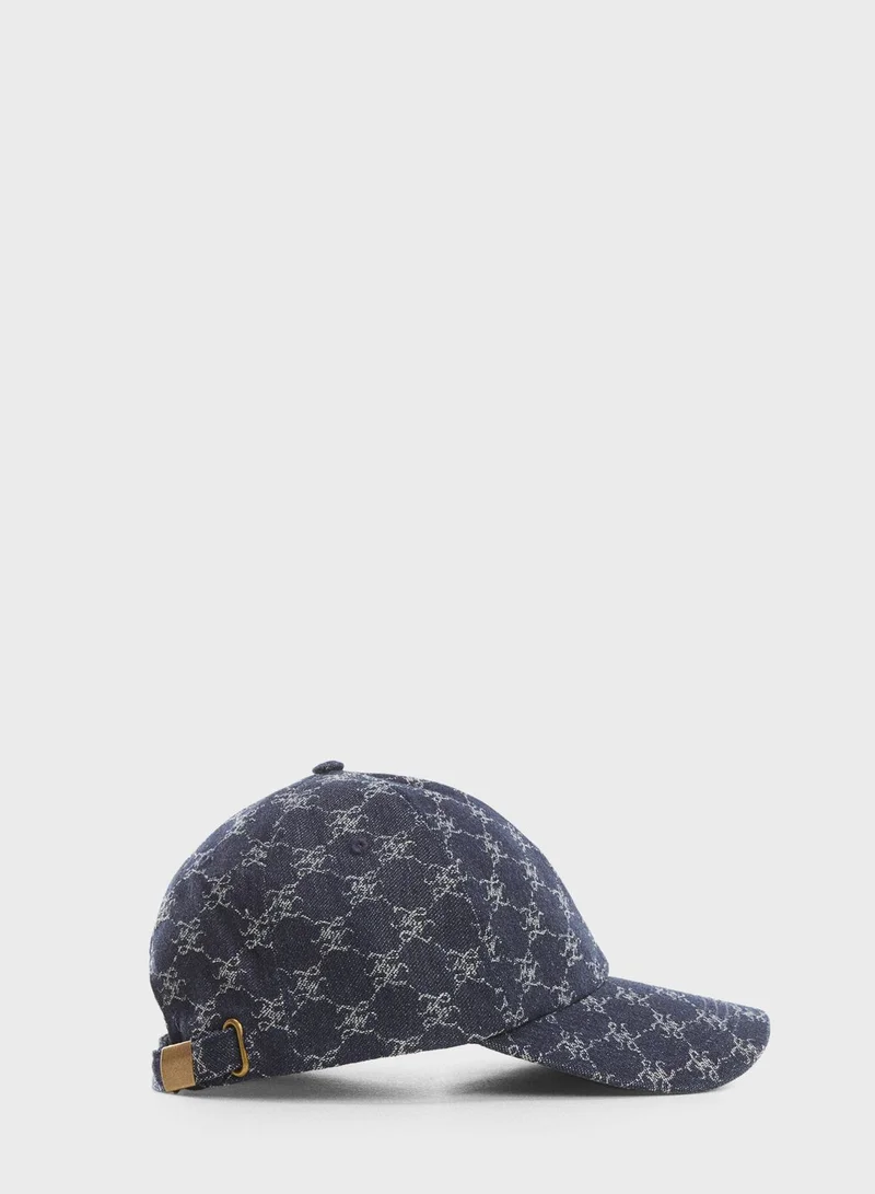 MANGO Jack Curved Peak Cap