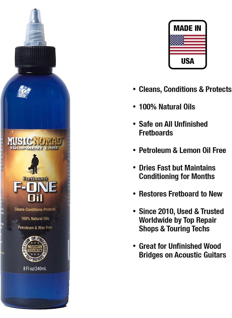 MusicNomad MusicNomad MN151 Fretboard FONE Oil  Cleaner  Conditioner  8 oz  - Image 3