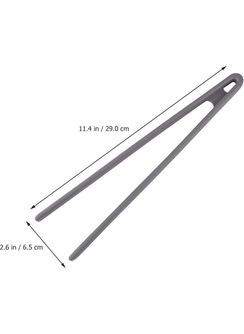 Heat-resistant silicone food tongs – Durable kitchen tongs for grilling and serving meat, chicken, and other foods, 1 piece - Image 2
