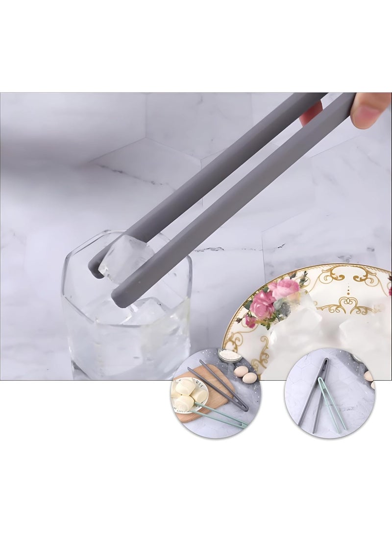 Heat-resistant silicone food tongs – Durable kitchen tongs for grilling and serving meat, chicken, and other foods, 1 piece - Image 4