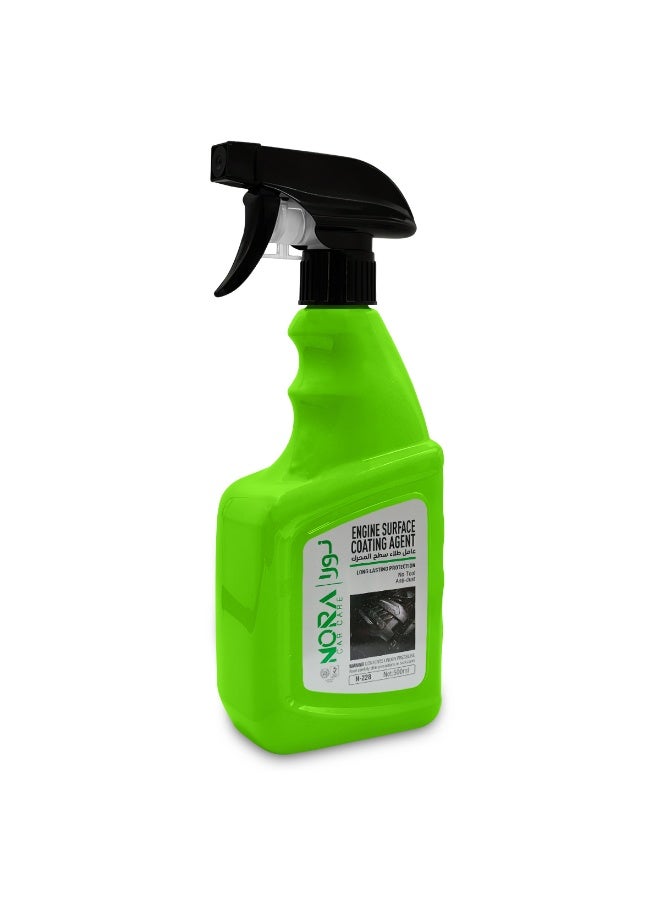 Nora Engine Renewal Surface Coating Agent 500ml, High-Tech Formula for Long-Lasting Protection, Shine & Anti-Aging Effect, Compatible for Car and Motorcycle Engines, N-228 - Image 3