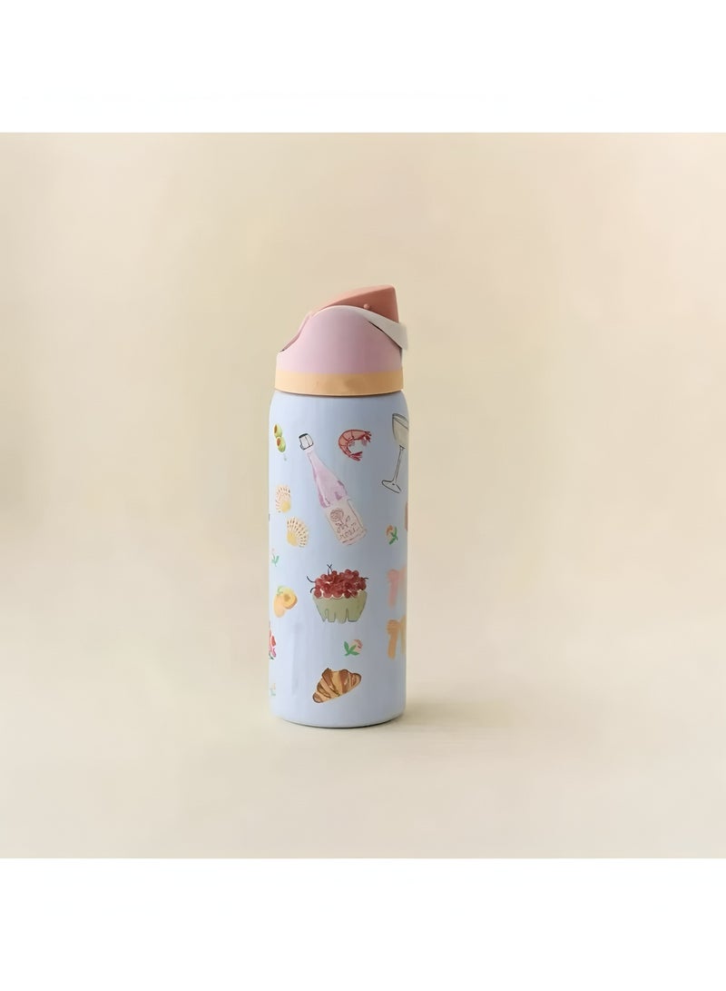 Owala Insulated Stainless Steel Water Bottle With Straw For Sports Travel And School BPA Free Sports Water Bottle(32OZ) - Image 4