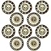 Misdary 10 Pcs Memento Mori Coin Memento Vivere Reminder Token Metal Skull Challenge Coin Medallion Stoicism Gift Challenge Stoic Reminder Pendant for Daily Practice Stoic Black Gold Style - Image 3