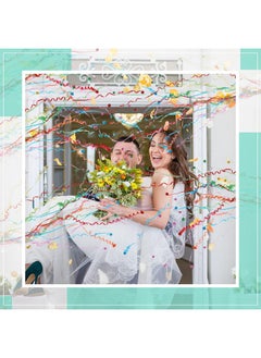 Civaner Civaner 30 Pieces No Mess Streamers Confetti White Hand Throw Streamers Paper Crackers for Wedding Opening Celebrations Birthday Retirement Engagement Graduation Party Favors Decor  - Image 5