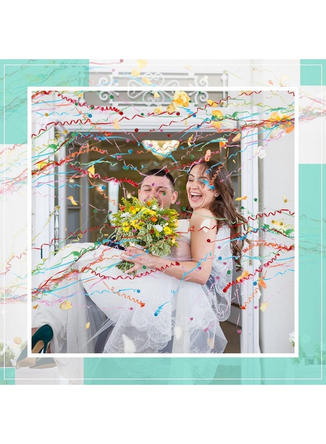 Civaner 30 Pieces No Mess Streamers Confetti White Hand Throw Streamers Paper Crackers for Wedding Opening Celebrations Birthday Retirement Engagement Graduation Party Favors Decor - Image 5
