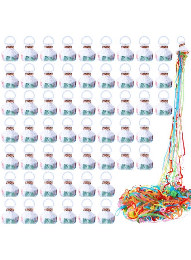 Civaner 30 Pieces No Mess Streamers Confetti White Hand Throw Streamers Paper Crackers for Wedding Opening Celebrations Birthday Retirement Engagement Graduation Party Favors Decor - Image 1