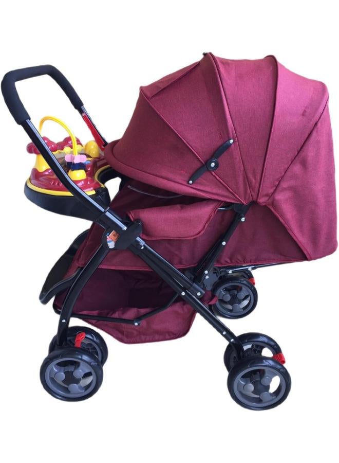 Push & Go Baby Stroller with Levels and Umbrella - Image 2