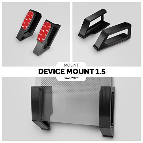 Brainwavz Screwless 1.5" Wide Cable Box Mount, Modem, Router, Mesh, Streaming Media Devices & More Wall Mount | Wall Mount Any Device Upto 1.5" Wide & 4lb in Weight, Strong VHB Adhesive, No Tools - Image 5
