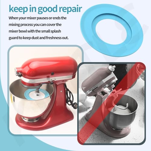 KINTLE Upgrade Dough Hook Shield Compatible with Kitchen Aid 4.5qt & 5qt Tilt Head Stand Mixers and Dough Hook, Easy Installation and Easy Cleaning - Image 4