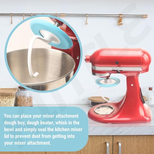 KINTLE Upgrade Dough Hook Shield Compatible with Kitchen Aid 4.5qt & 5qt Tilt Head Stand Mixers and Dough Hook, Easy Installation and Easy Cleaning - Image 5