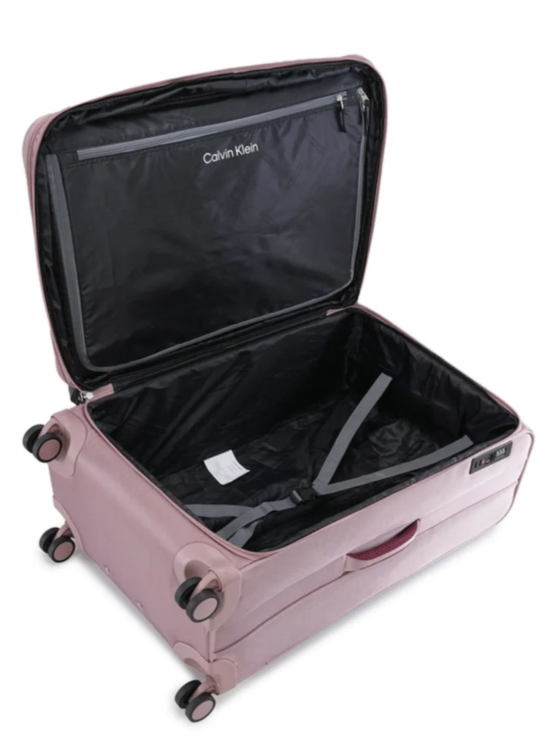 CALVIN KLEIN Rockaway Hardside Spinner Luggage On Wheels, Ultra Lightweight ABS, 4 Double Wheels