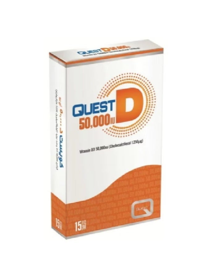 QUEST D 50000 IU TAB 15S