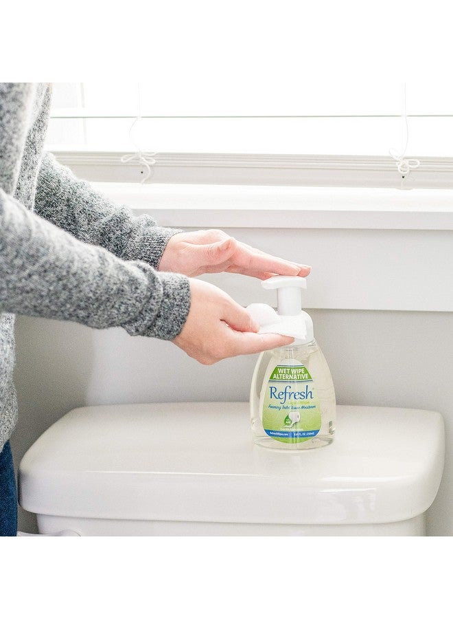 Refresh Liquid Wipe: Toilet Paper Foam Dispenser Refill. Eco-Friendly Flushable Wet Wipe Alternative with Witch Hazel and Aloe. 8 oz Refill.… - Image 2