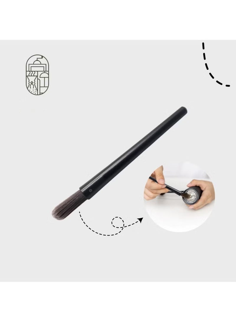 Manual Grinder Cleaning Brush - Soft Nylon Bristles for Deep Cleaning and Maintenance