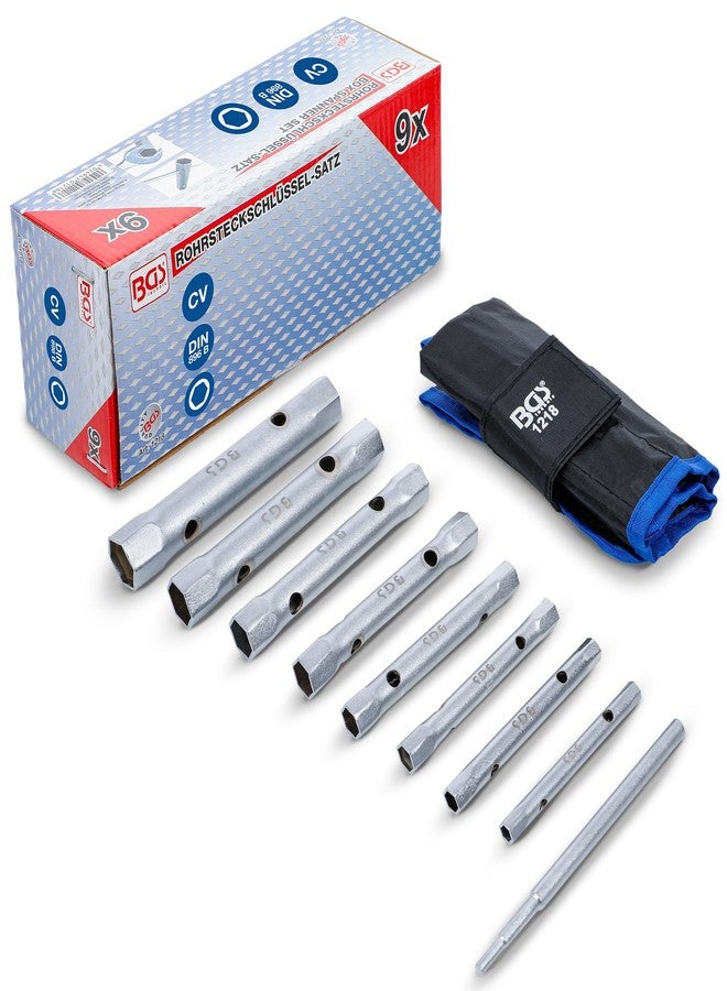BGS technic 1218 - Tube Wrench Set (8 Pieces, 6-22 cm) - Image 1