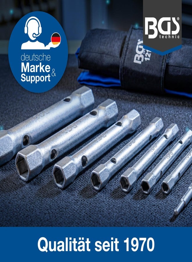 BGS technic 1218 - Tube Wrench Set (8 Pieces, 6-22 cm) - Image 2