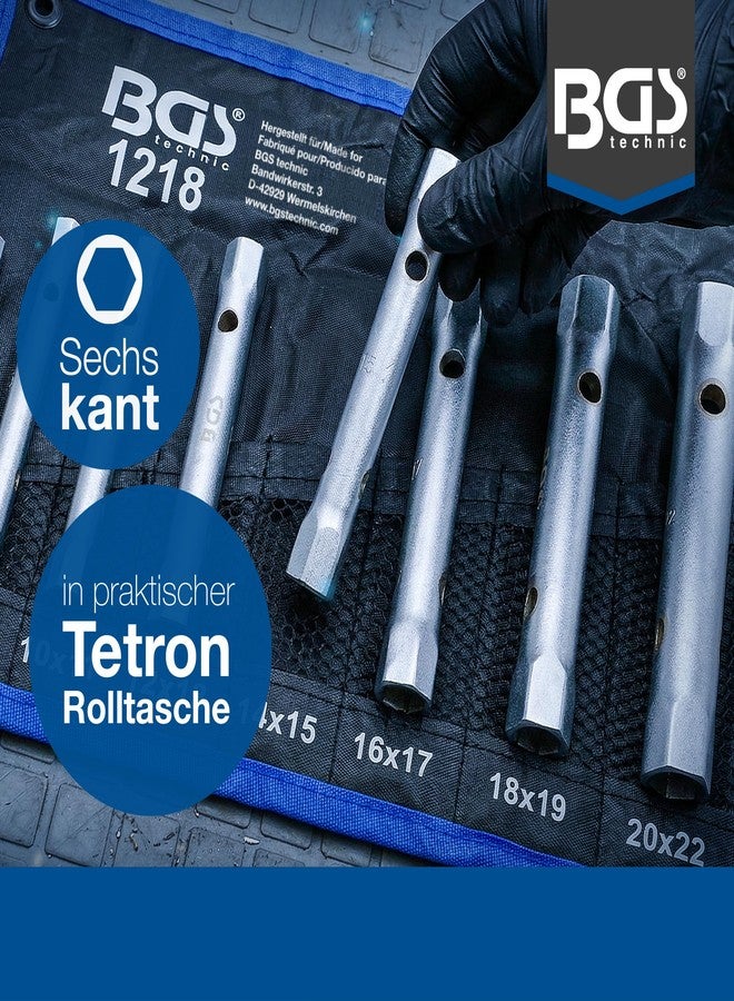 BGS technic 1218 - Tube Wrench Set (8 Pieces, 6-22 cm) - Image 4