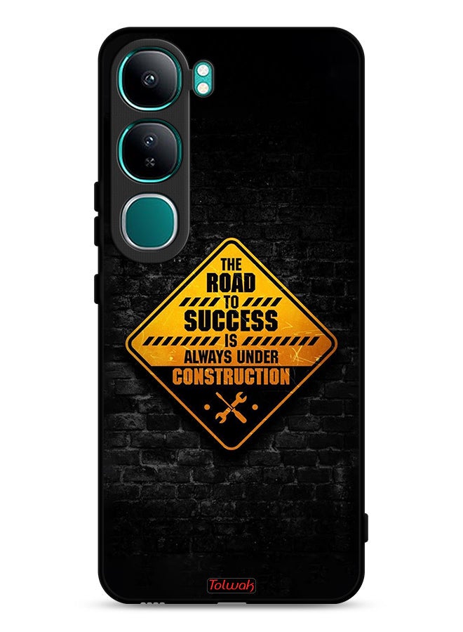 Tolwak vivo Y300 5G Protective Case Cover The Road To Success Is Always Under Construction - Image 1