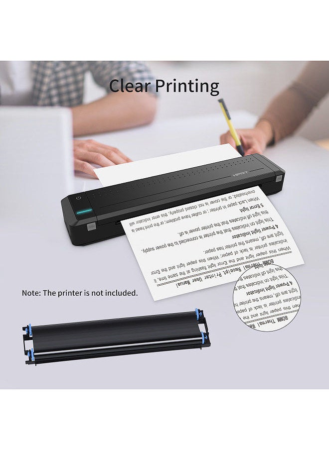 HPRT - 2 Rolls Thermal Transfer Ribbon with RFID Funtion for MT800 Portable A4 Thermal Transfer Printer - Image 1
