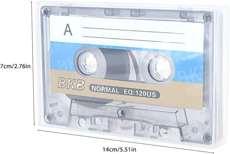 Tobo Empty Cassette Tape 60 Minutes Standard Cassette Blank Tape Player Empty Magnetic Audio Tape Recording for Speech Music Recording MP3 /DVD TD-1238CA (Pack of 1) - Image 3