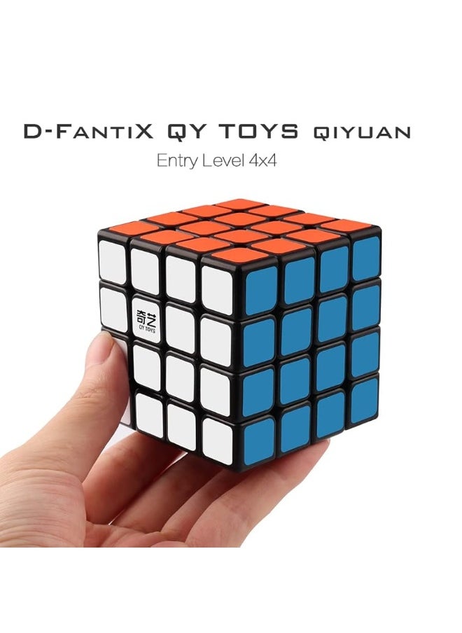D-FantiX - DFantiX Qiyi Qiyuan W 4x4 Speed Cube 4x4x4 Magic Cube Puzzle Toys Educational Gifts for Kids - Image 1