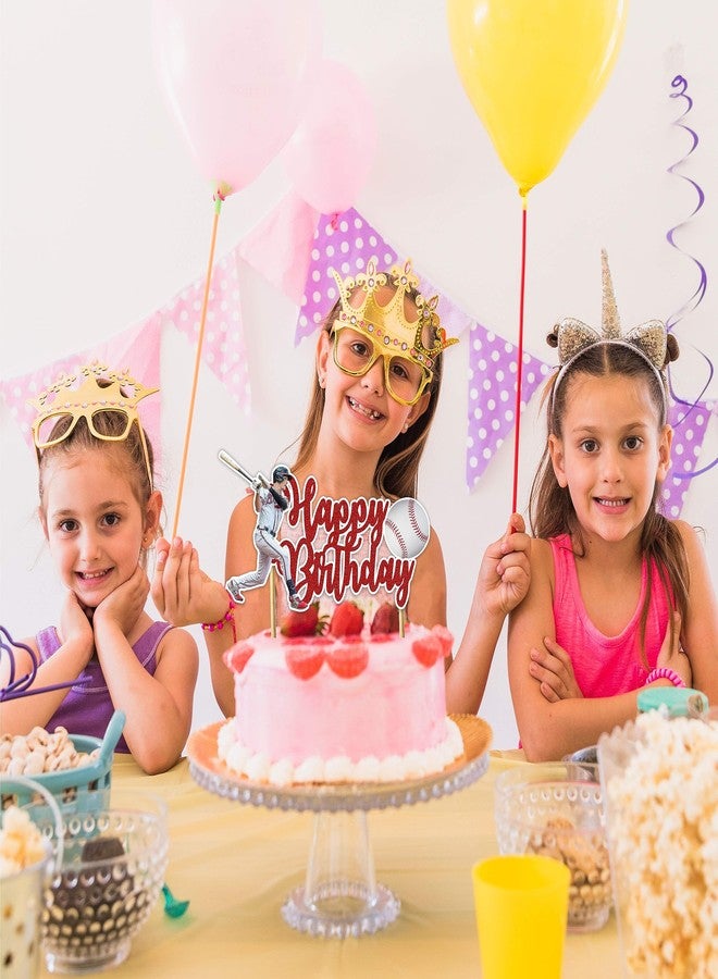Seyal® Baseball Happy Birthday Cake Topper - Image 4