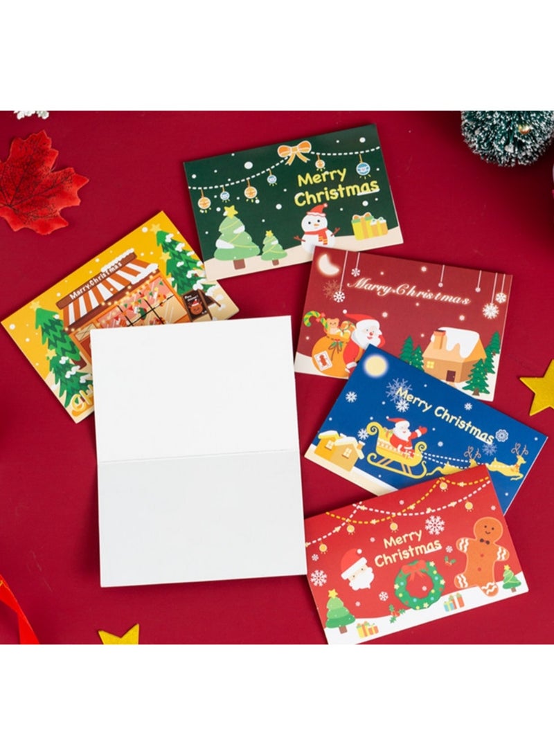 6pcs Christmas Greeting Cards Set – Different Designs with Envelopes, 126×85mm Holiday & Party Cards - Image 5