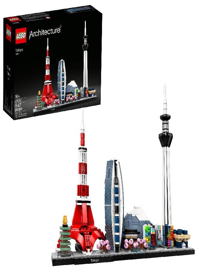 LEGO - LEGO Architecture Skylines: Tokyo 21051 Building Kit, Collectible Architecture Building Set for Adults (547 Pieces) - Image 1