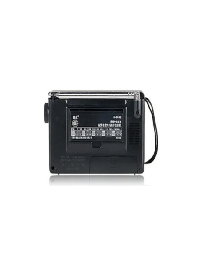 Tecsun R 9012 12 Band FM Radio - Black - Image 3