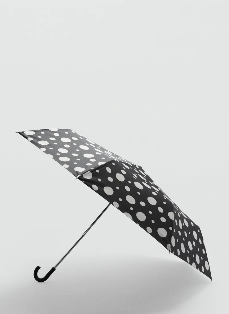 مانجو Casual Polka-Dot Print Umbrella