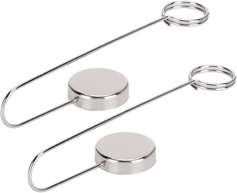 Silver Double Sided Adhesive Picture Hangers 2Pcs No Nail Wall Hooks For Photo Frames - Image 4