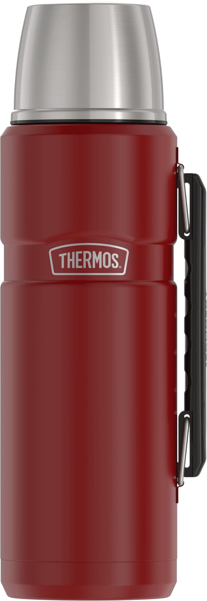 THERMOS Stainless King VacuumInsulated Beverage Bottle 40 Ounce Rustic Red