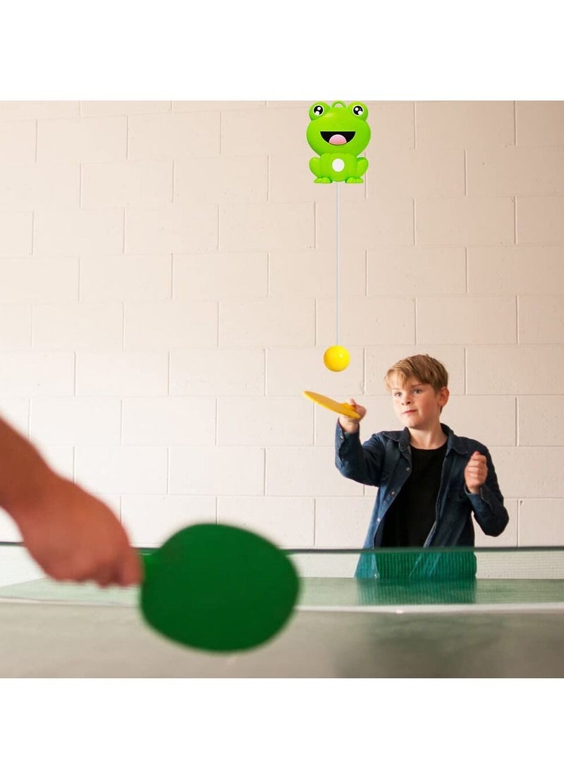 Excefore "Table Tennis for Kids Indoor, Hanging Table Tennis Trainer Portable Set, Adjustable Hanging Table Tennis Trainer for Kids, Portable Table Tennis Exerciser, Indoor Table Tennis Trainer "  - Image 5