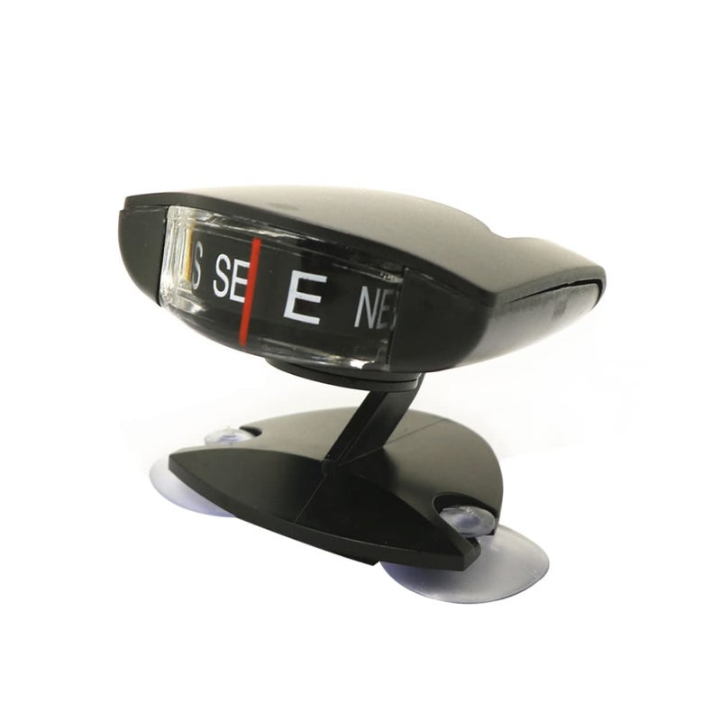 Mini Car Dashboard Compass with Adhesive and Suction Cup for Easy Vehicle Navigation - Image 2