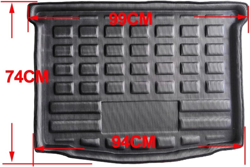 Wivplex Heavy-Duty Trunk Mat for Skoda Fabia MK3 - Image 2