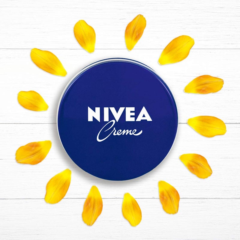 NIVEA Creme (200ml), Moisturizing Cream Provides Intensive Protective Care for Soft and Supple Skin, Ideal for Daily Use as a Face, Hand, or Body Cream (Pack Of 3) - Image 3