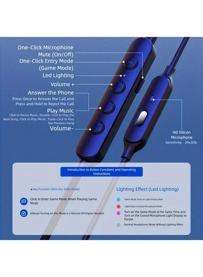 For iPhone 16 Type C Wired Earphones With Microphone Noise Cancelling Stereo Sound Ergonomic Fit Handsfree Calling Music Lovers Compact Design Durable Build - Image 3