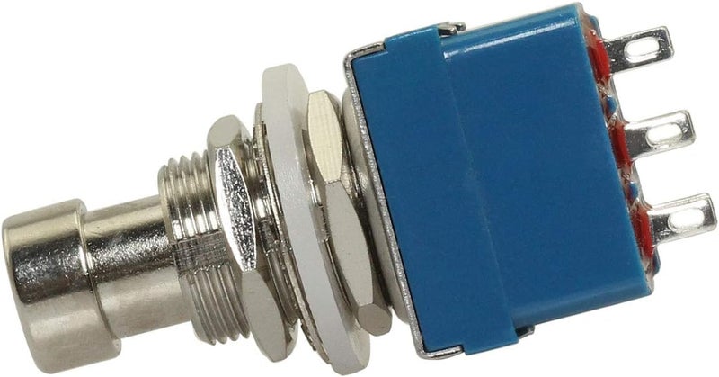 MEETOOT 2pcs 9 Pin 3PDT Effector Button Brush Box True Bypass Guitar Effects Pedal Box Stomp Foot Metal Switch - Image 3