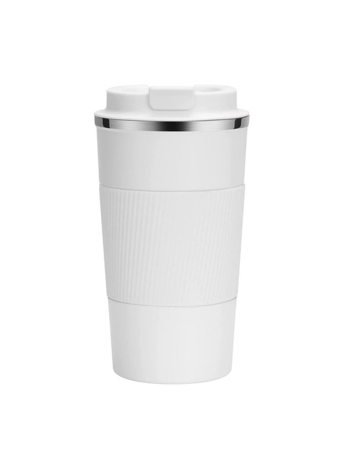510ML TRAVEL MUG REUSABLE INSULATED COFFEE CUP VACUUM INSULATION STAINLESS STEEL THERMAL COFFEE MUG FOR HOT COLD DRINKS