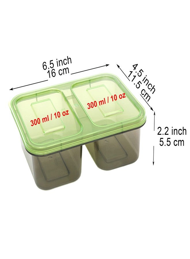 Youngever 9 Sets Thick Bento Lunch Box, Meal Prep Containers, Reusable Plastic Food Storage Container Boxes (2-Compartment 20 Ounce) - Image 4