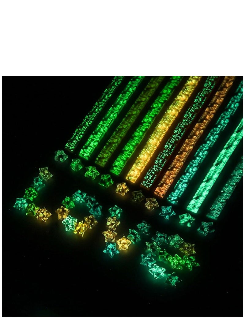 Excefore 840 Sheets Star Paper Strip, Luminous Origami Star Paper Strips Glow in The Dark Folding Strips Star Origami Paper Strips Decoration  - Image 5