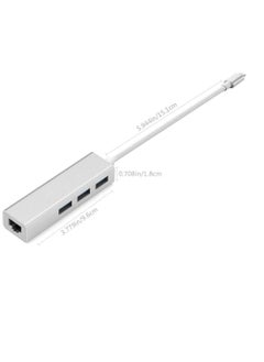 Generic USB-C to 3-Port + RJ45 Adapter Type-C  - Image 3