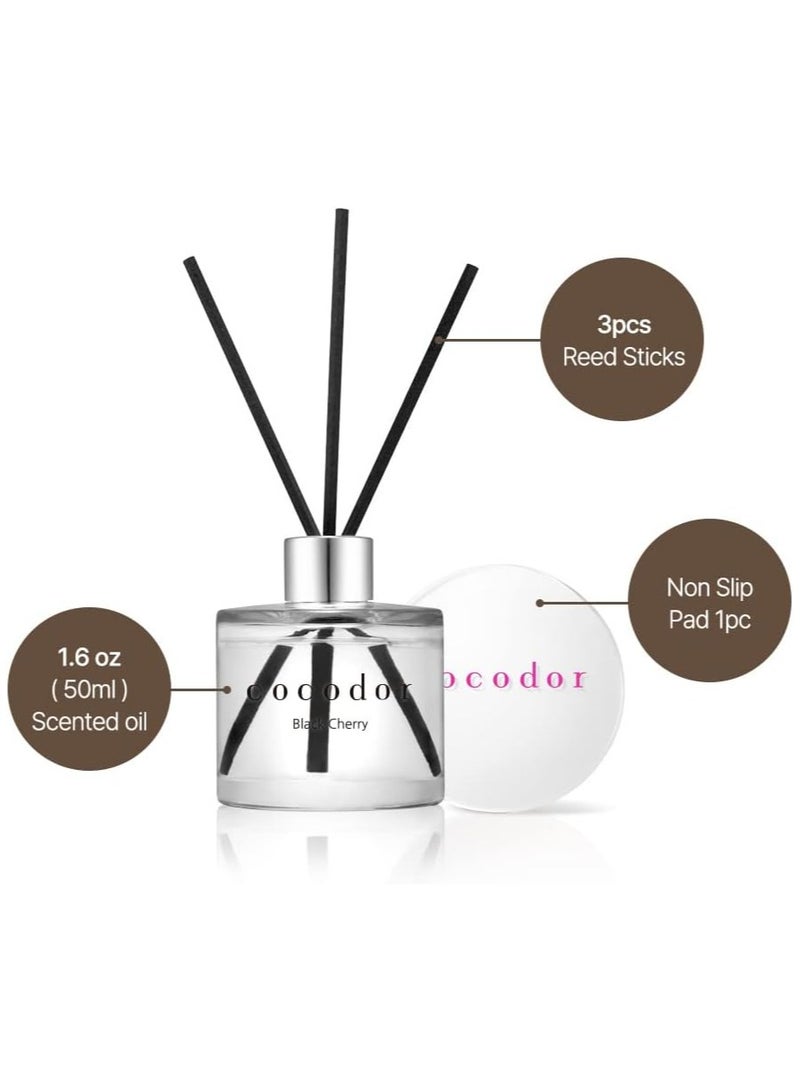 Cocod'or [COCODOR/Black Cherry] Reed Diffusers Oil, 50ml, Best for Home, Room Fragrance, Scented Oil diffusers - Image 5