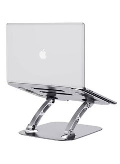 Stand For Laptop up to 17 inch, Compatible for MacBook Air Pro Dell Samsung Lenovo Adjustable with Heat Vent silver - pzsku/Z409962E4388E12C75323Z/45/_/1740250410/d5b5dbbd-396a-4640-9033-a95cad111c14