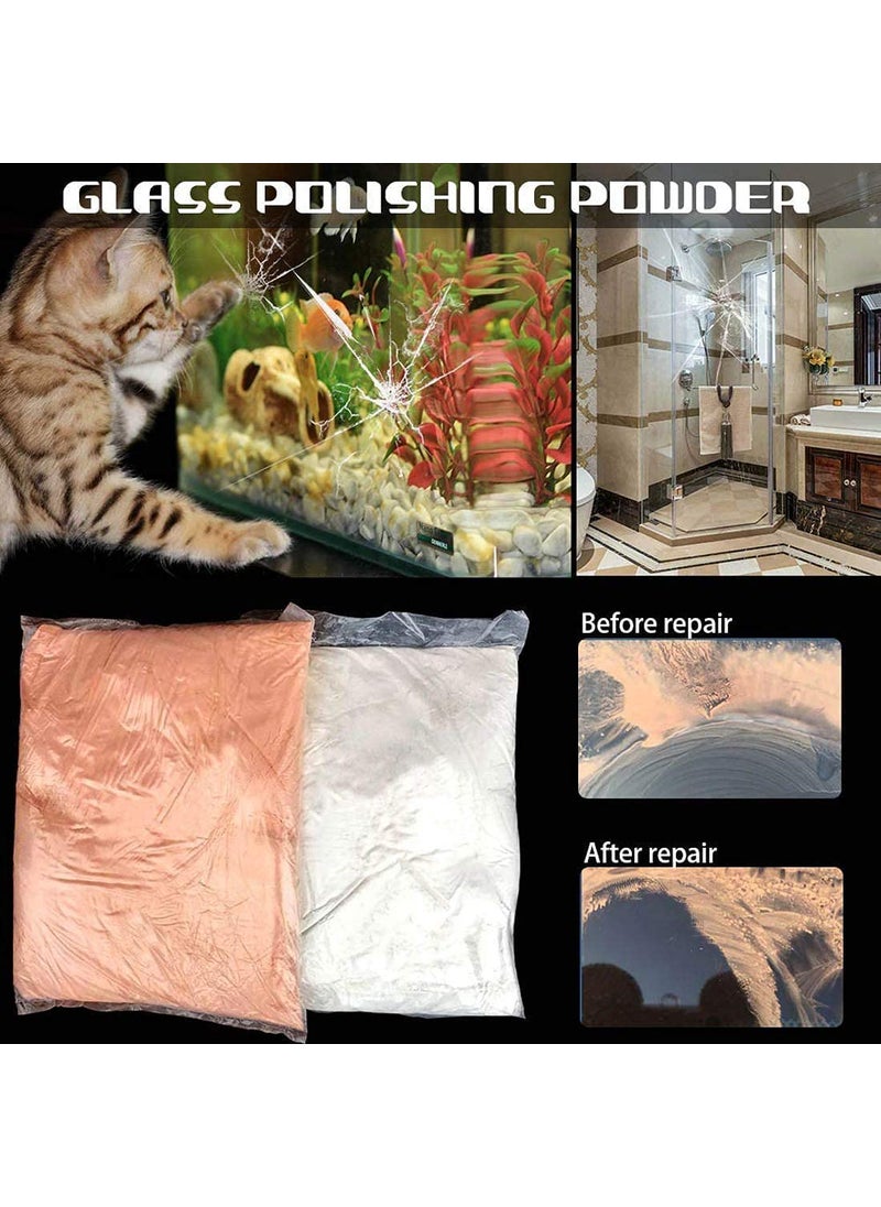 DIY Crafts DIY Crafts Grm, Red Color, Composite Polishing Cerium Oxide Powder Abrasive Tool For Car Windows Mirror Home Office Window Balcony Look Old Glass Cleaning Powder Recover 70% As (Grm, Red Color)  - Image 4
