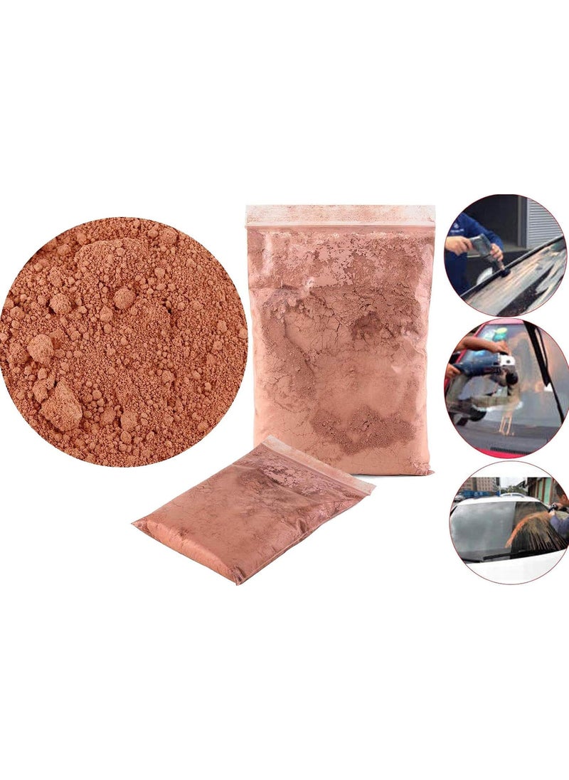 DIY Crafts DIY Crafts Grm, Red Color, Composite Polishing Cerium Oxide Powder Abrasive Tool For Car Windows Mirror Home Office Window Balcony Look Old Glass Cleaning Powder Recover 70% As (Grm, Red Color)  - Image 2