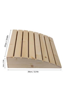 Aqua Wooden Relieve Fatigue Exquisite Sauna Headrest  - Image 3