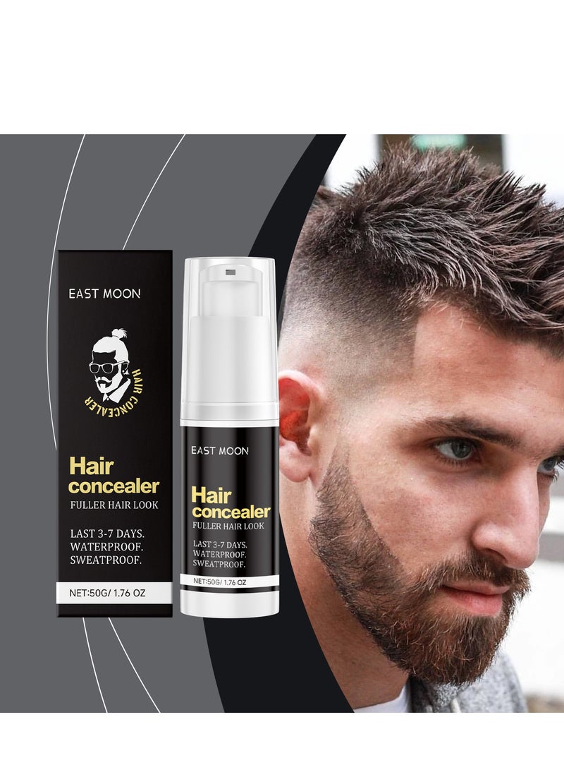 إيست مون خافي عيوب الشعر Hairfillup ، خافي عيوب الشعر Hairfillup للرجال ، غطاء الجذور ، خافي العيوب للشعر ، خافي العيوب للشعر ، ألياف الشعر للرجال ، يغطي الشعر السائب بسهولة ويظهر حجم الشعر 50 جرام - Image 2